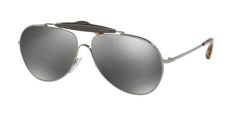 Prada PR 56SS 5AV7W1 Sunglasses Silver 